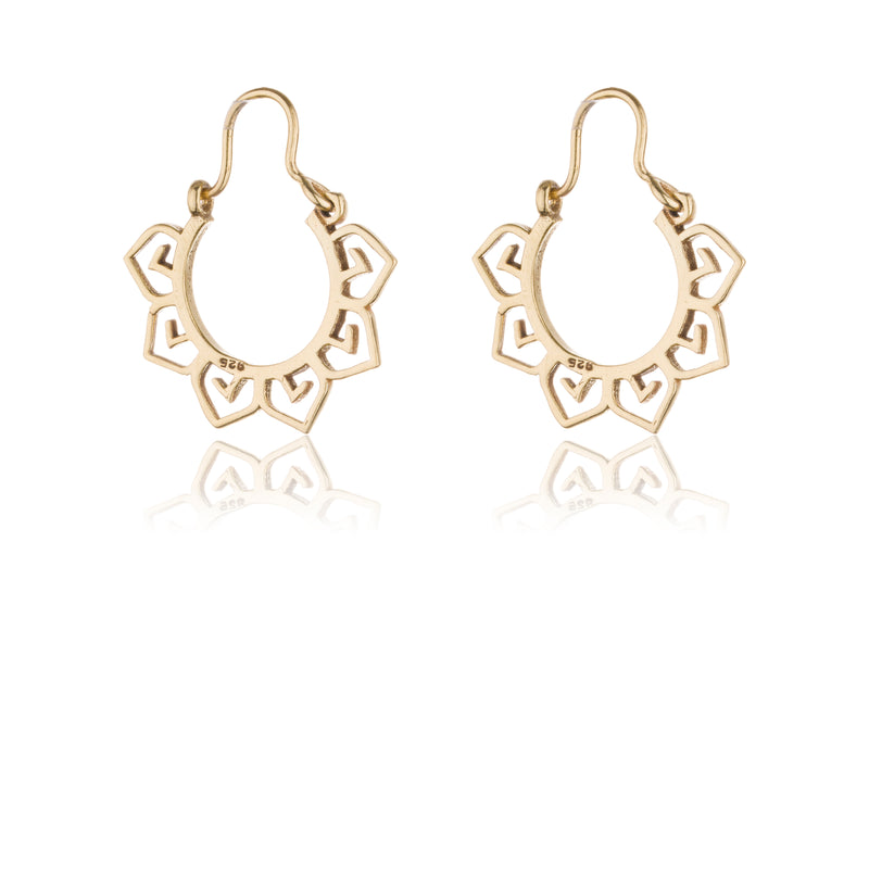 Kida Earrings in Gold Vermeil
