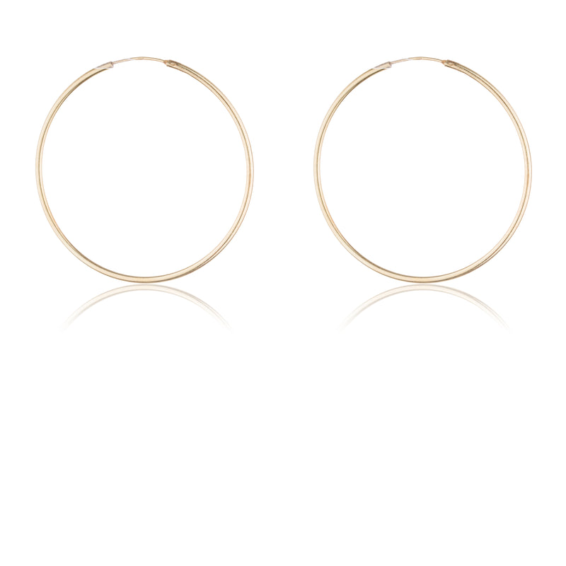 X-Large Hoops Earrings in Gold Vermeil
