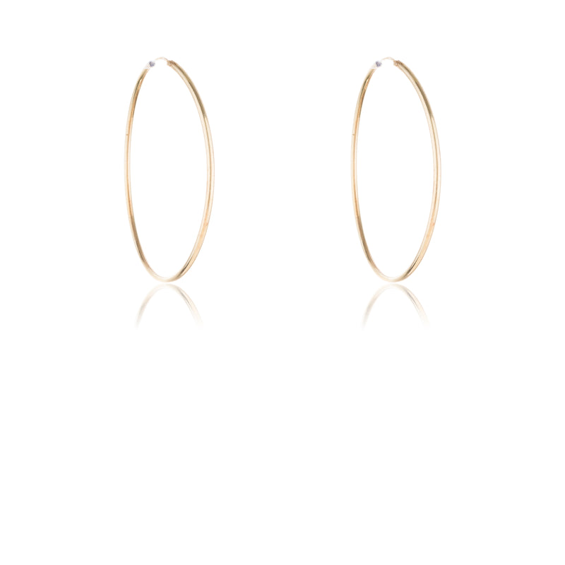 X-Large Hoops Earrings in Gold Vermeil