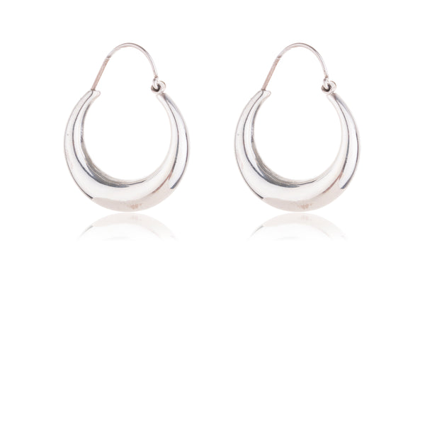 Devon Mini Hoop Earrings in Sterling Silver