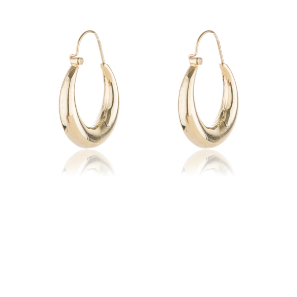 Devon Mini Hoop Earrings in Gold Vermeil