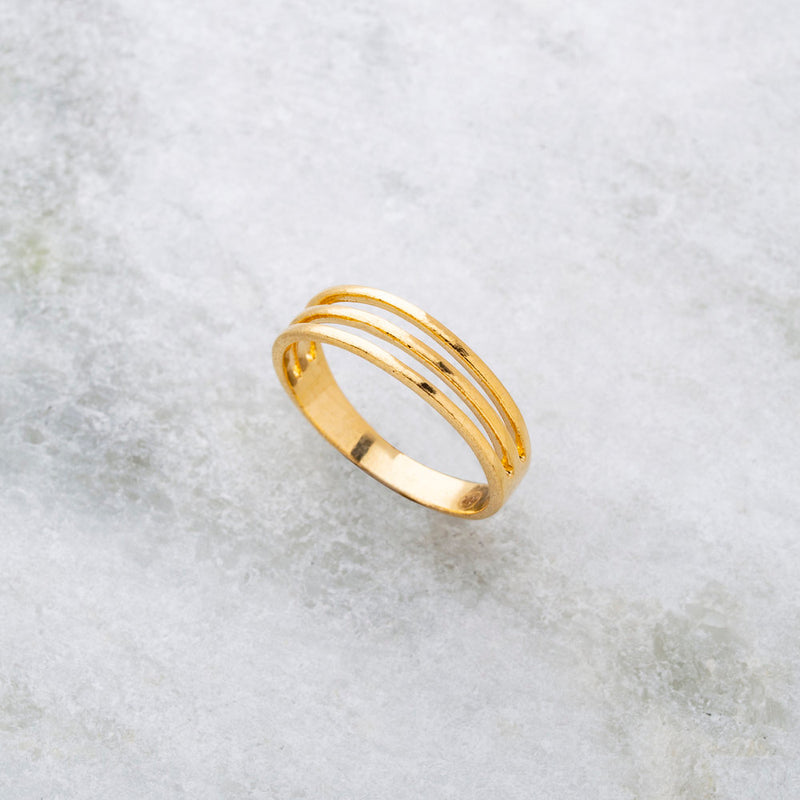 Brahma, Three-in-One Gold Ring
