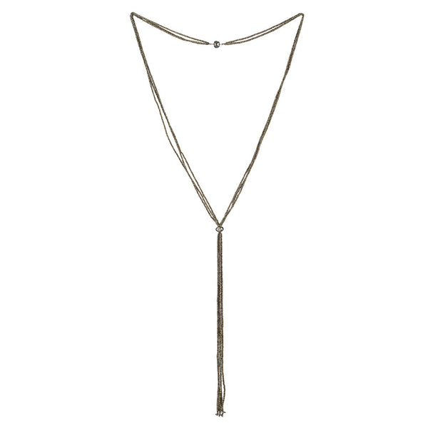 Zora, Pyrite Layering Necklace