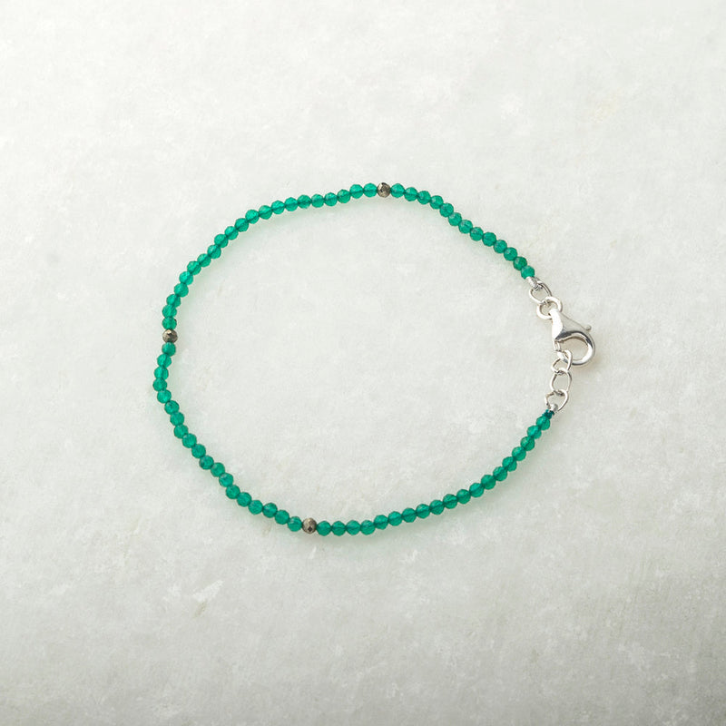 Green Onyx, Single Bracelet