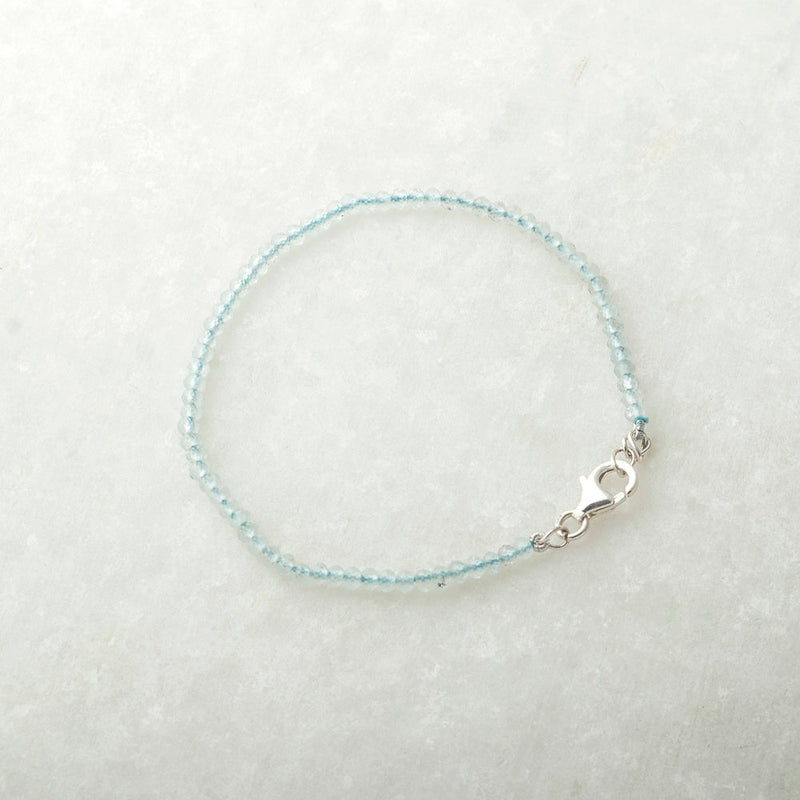 Aquamarine Single Bracelet