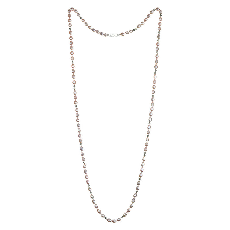 Hilary, Cultured Pearl and Pyrite Necklace