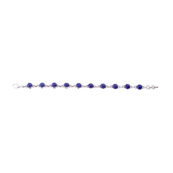 Sol Lapis Lazuli Bracelet, Sterling Silver