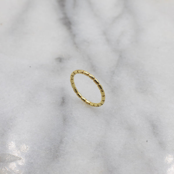 Groove Ring, Gold Vermeil