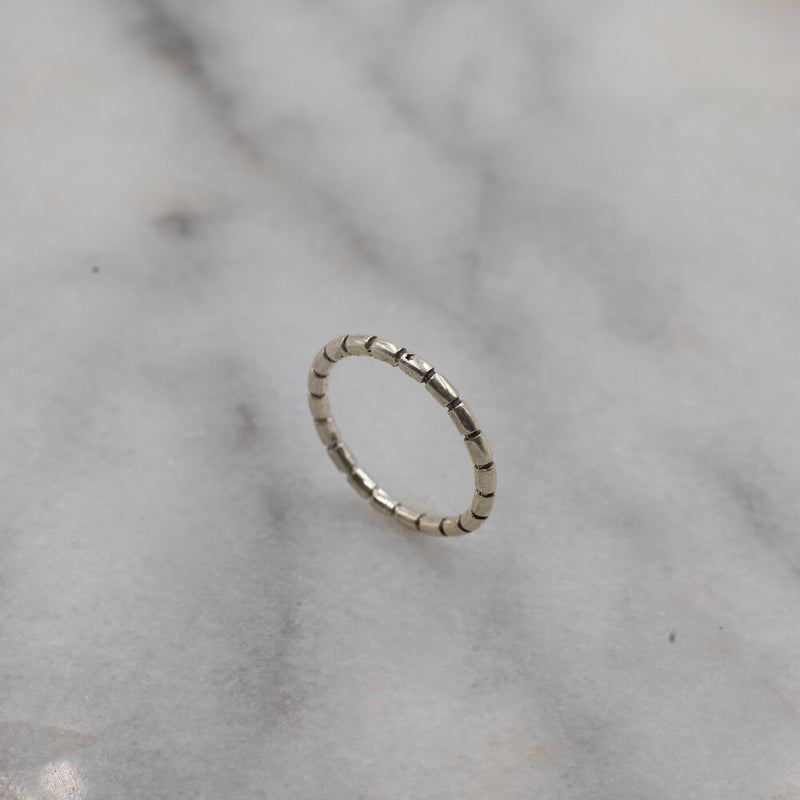 Groove Ring, Sterling Silver