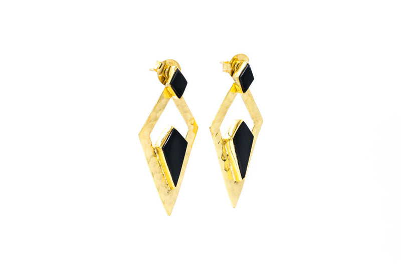 Norma, Black Onyx Gold Vermeil