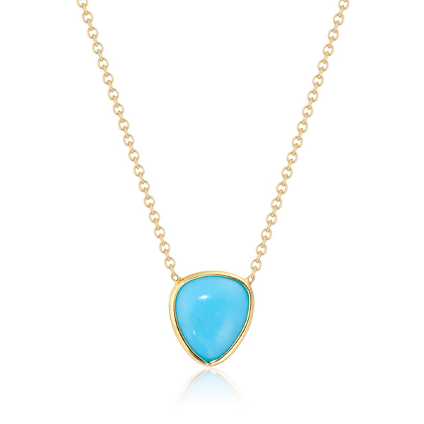 Lulu Turquoise Necklace,18k Gold