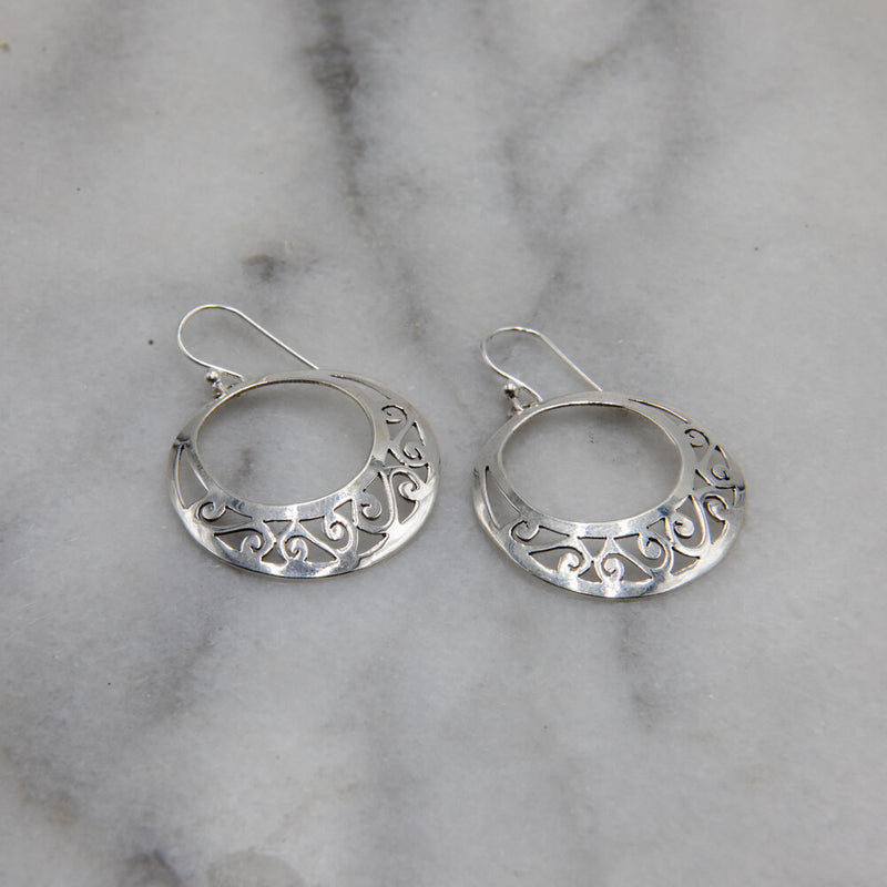 Lucine Earrings, Sterling Silver