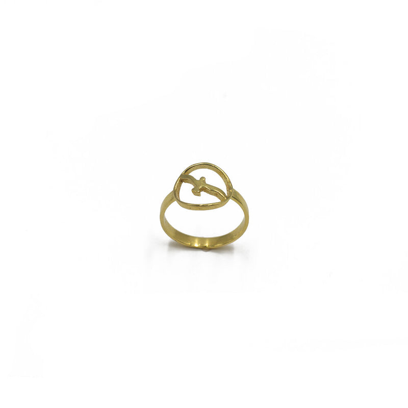 Yasmin Bird Ring in Gold Vermeil