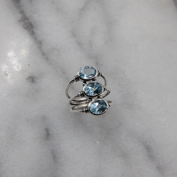 Tessa, Blue Topaz