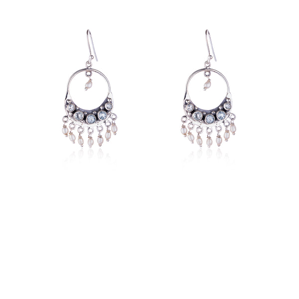 Talia Earrings, Sterling Silver