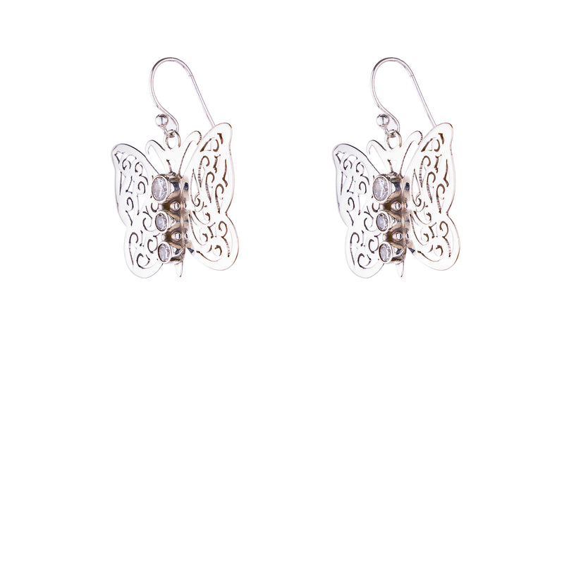 Saira Buttterfly Earrings, Sterling Silver