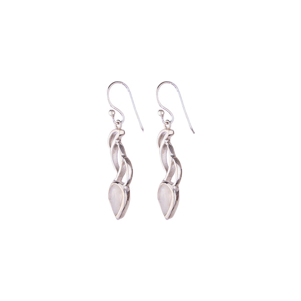 Suhani Rainbow Moonstone Earrings, Sterling Silver