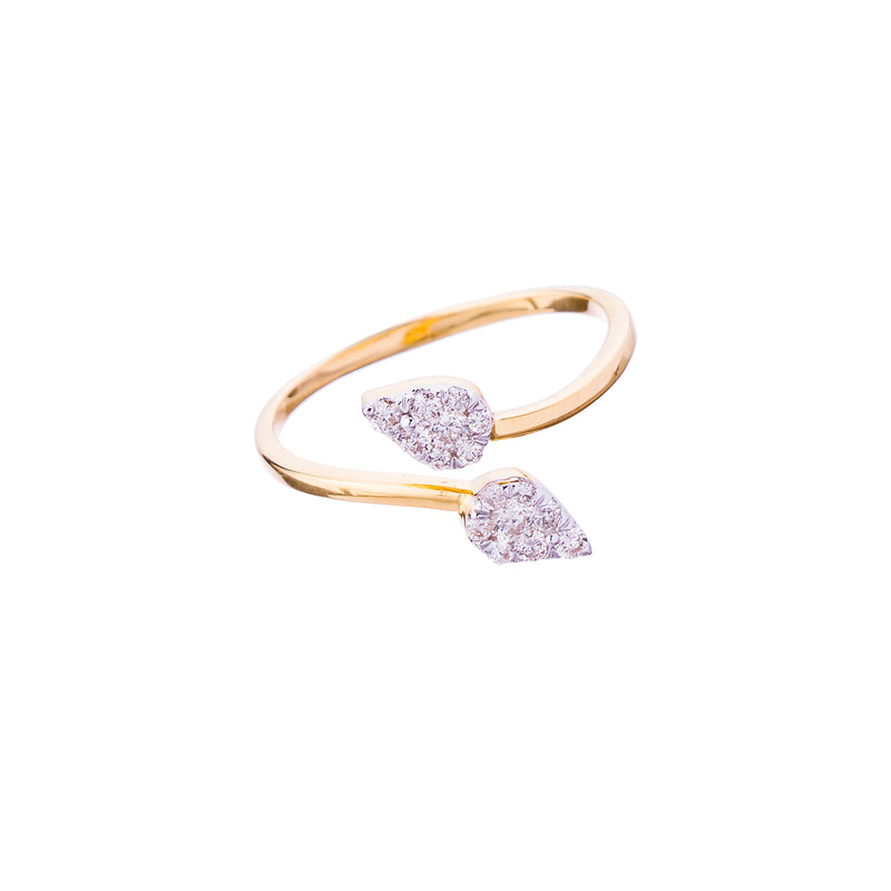 Hailey Diamond Ring, 14k Gold