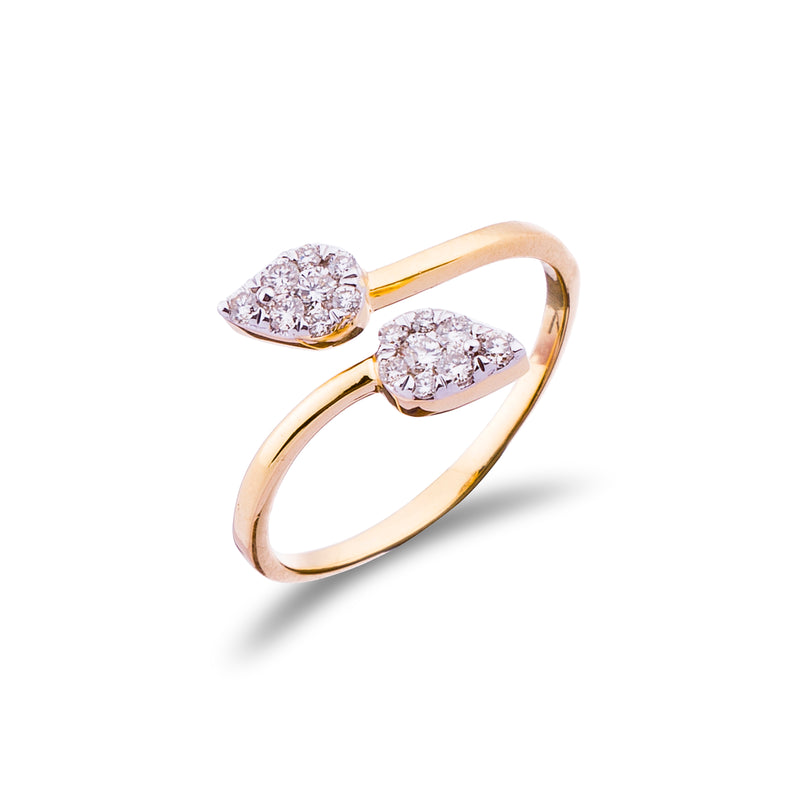 Hailey Diamond Ring, 14k Gold