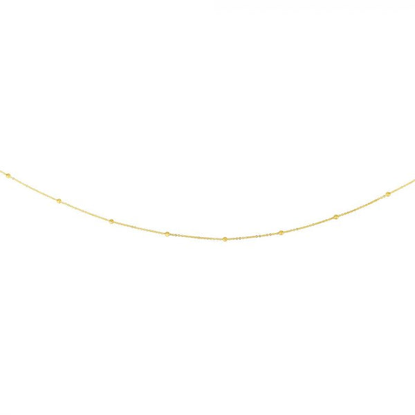 Annie Beaded Chain, 14k Gold