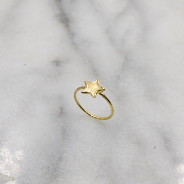 Star Ring, Gold Vermeil