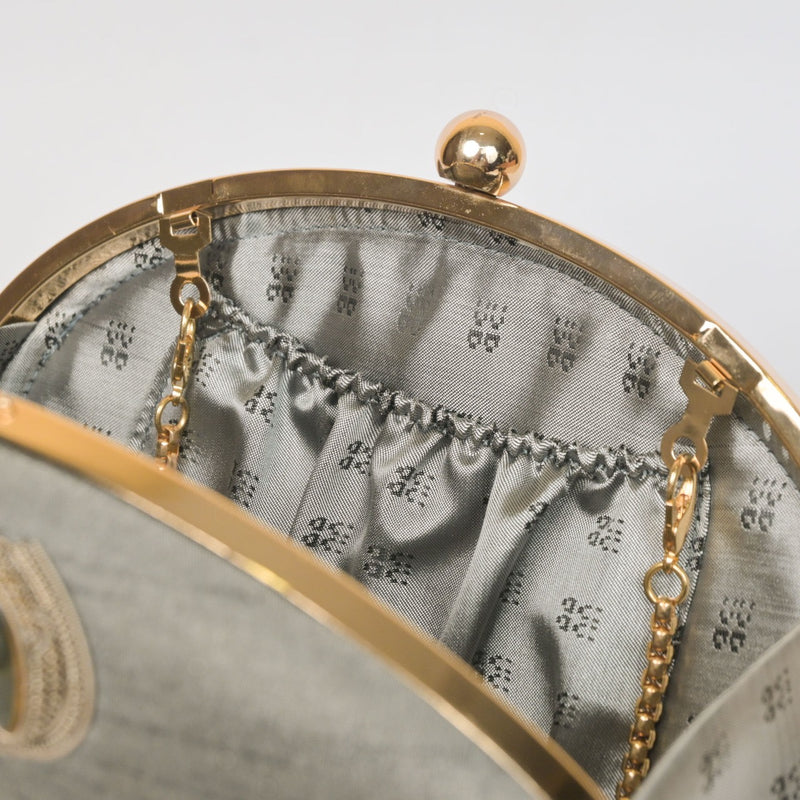 Suka Signature Bag in Pewter Silk Velvet