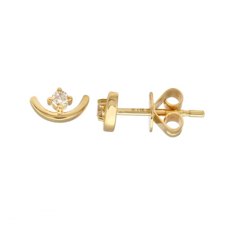 Chaand Diamond Studs,14k Gold