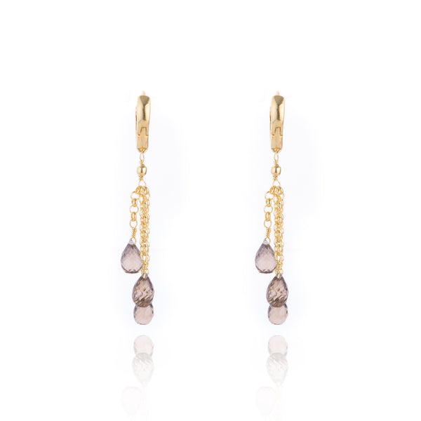 Silvia Smokey Quartz Earrings